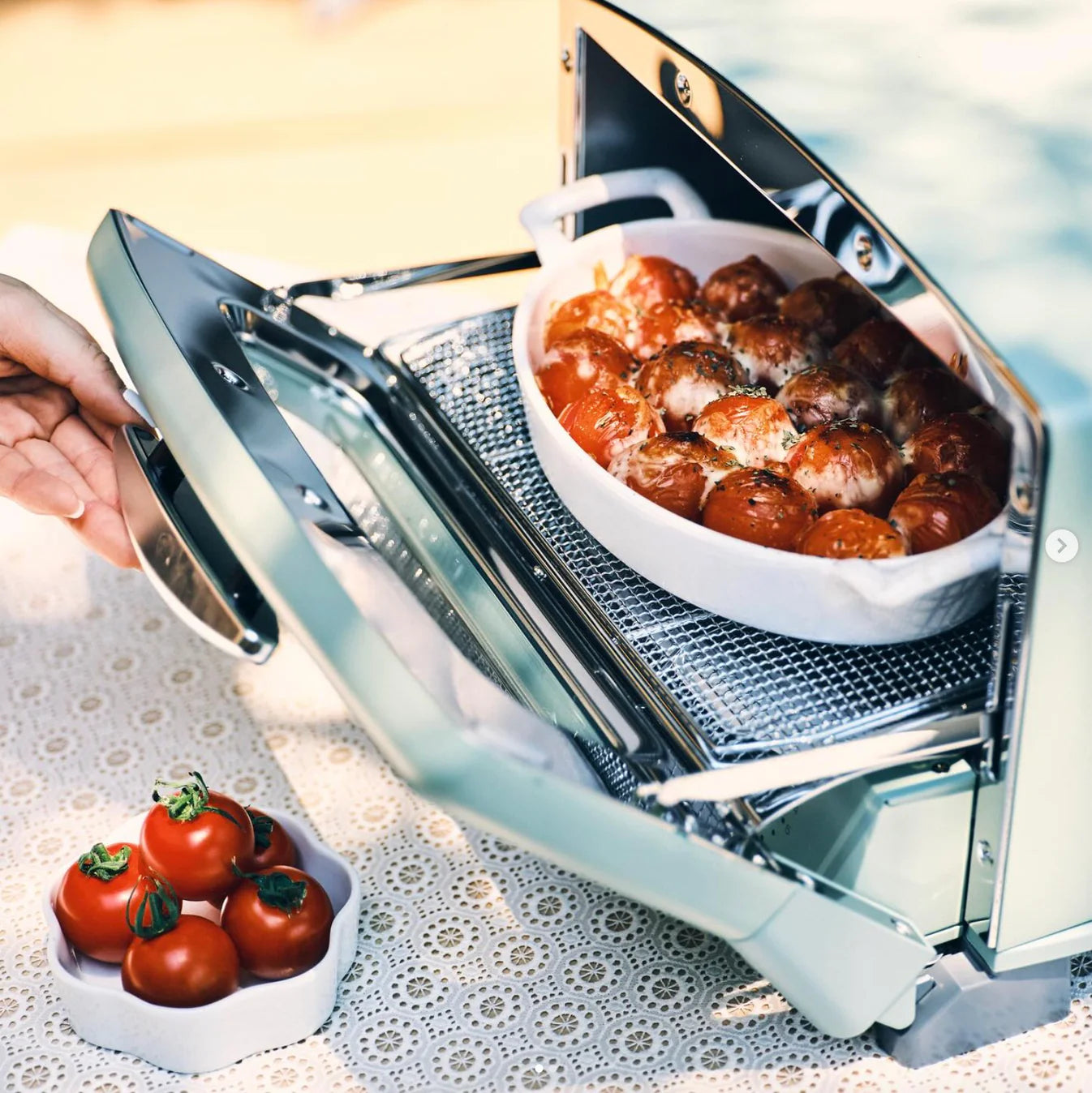 Sengoku Graphite Grill & Toaster Oven | 4-Slice | Green | Made in Japan
