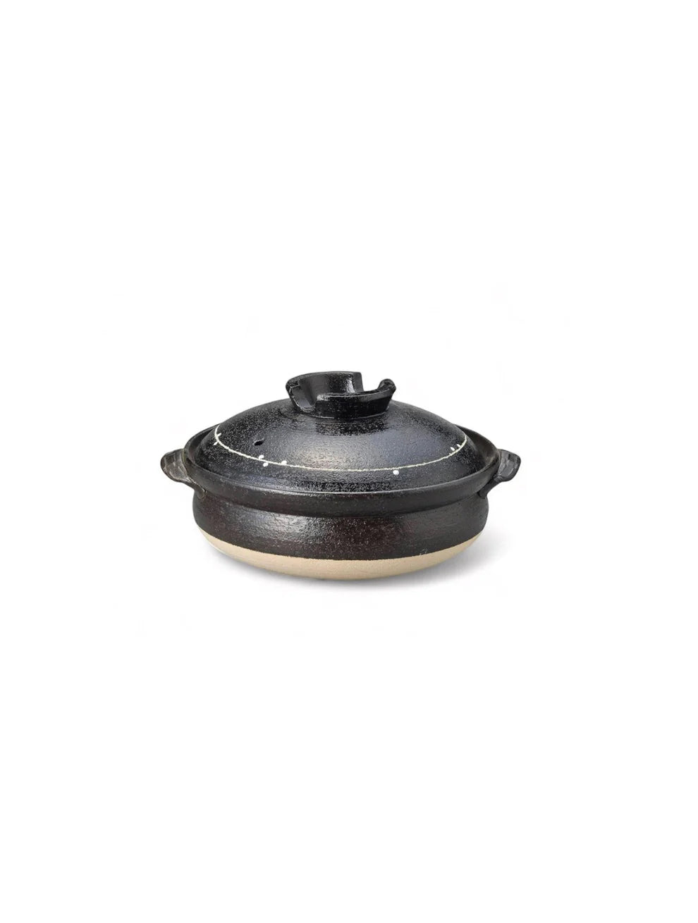 Kokuyu Line Deeper Donabe - Clay Pot