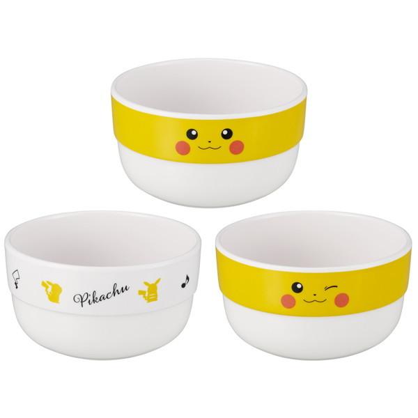 Pokémon Pikachu Melamine Bowl Set (3 Pieces)