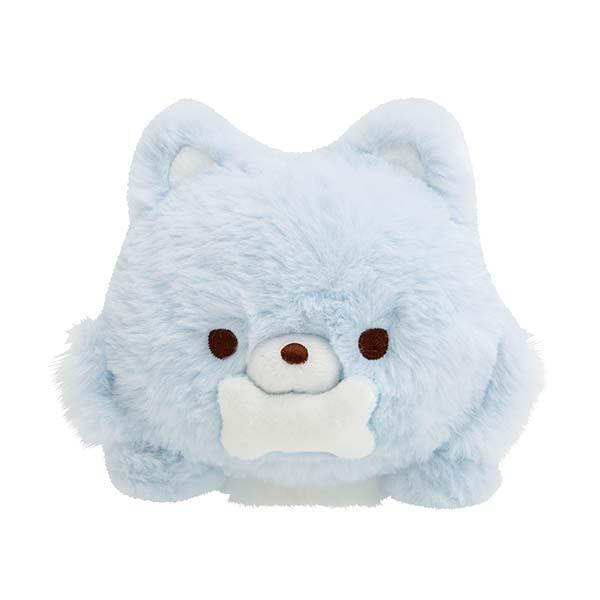 San-X AoKogu no Otomari Lap Plush Toy - Rilakkuma Blue Wolf (Aokogu's Sleepover)
