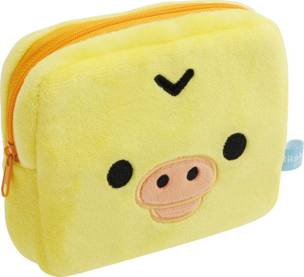 San-X Kiiroitori Plush Multi Case - Rilakkuma