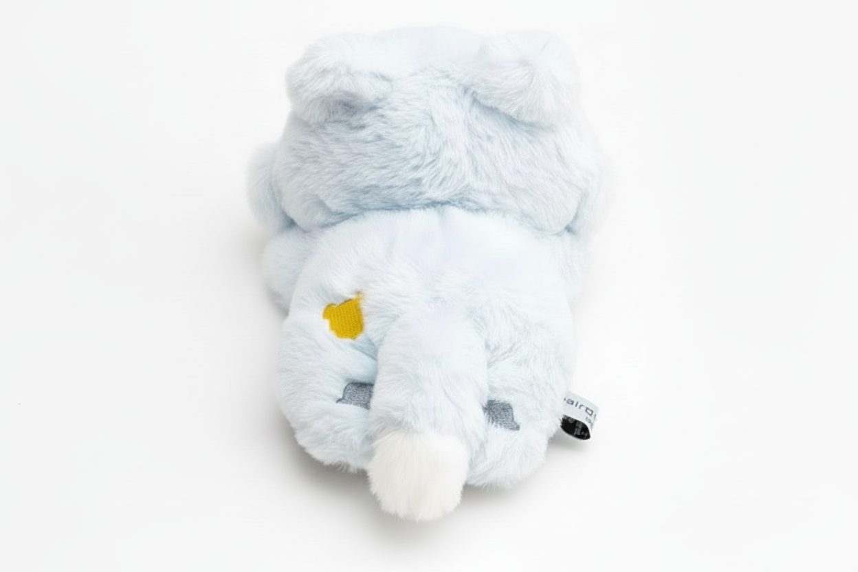 San-X AoKogu no Otomari Lap Plush Toy - Rilakkuma Blue Wolf (Aokogu's Sleepover)