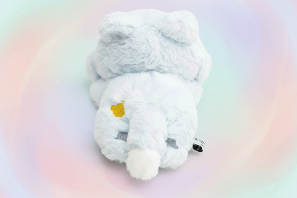 San-X AoKogu no Otomari Lap Plush Toy - Rilakkuma Blue Wolf (Aokogu's Sleepover)