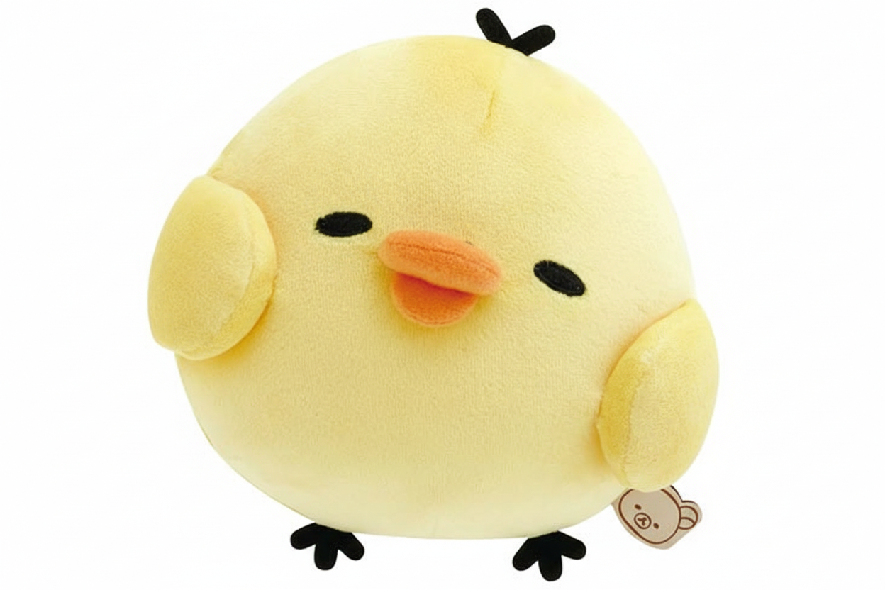 San-X Kiiroitori Sleepytime Pillowside Plush Toy | Rilakkuma Just Lazy Series