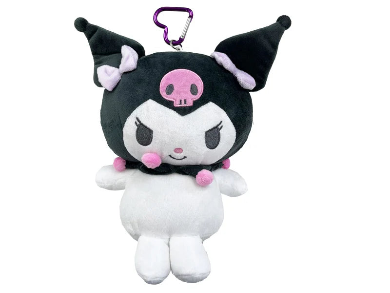 Sanrio Kuromi Plush Pouch (With Carabiner)