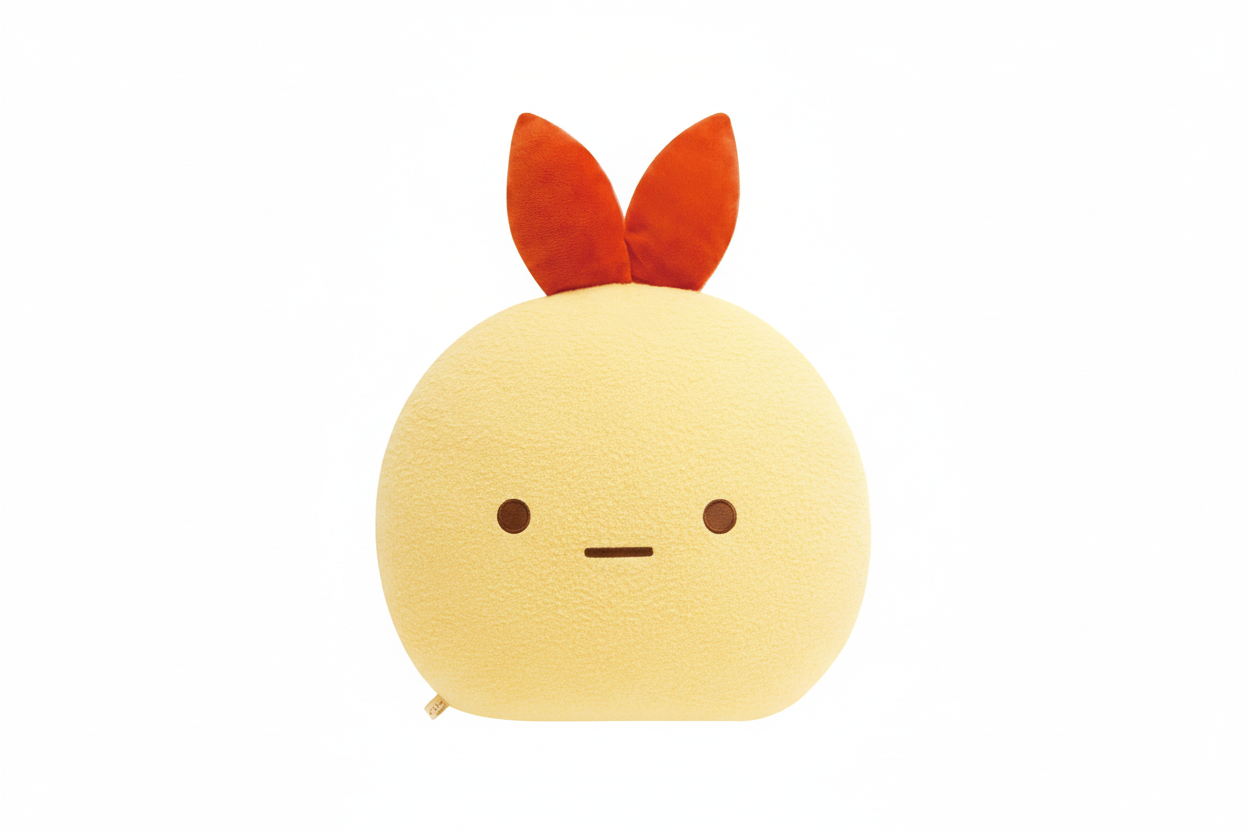 San-X Ebiten's Tail Super Mochimochi Cushion Plush - Sumikko Gurashi Angelic Ebiten Idol