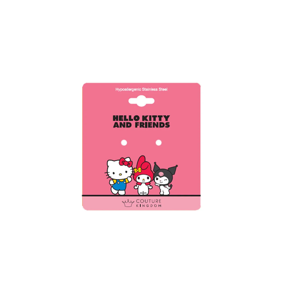 Sanrio Hello Kitty Full Body Stud Earrings - Silver