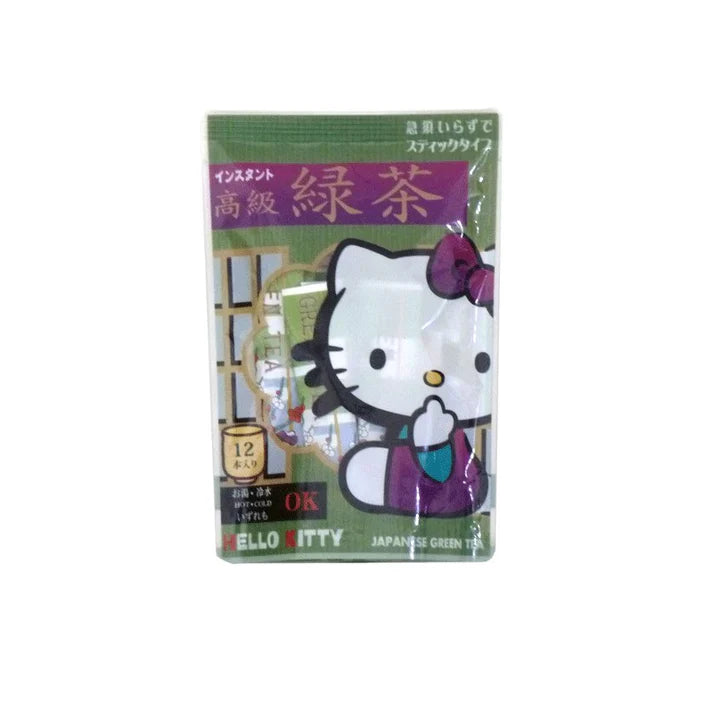 Sanrio Hello Kitty Instant High Grade Green Tea Stick Type - Halal