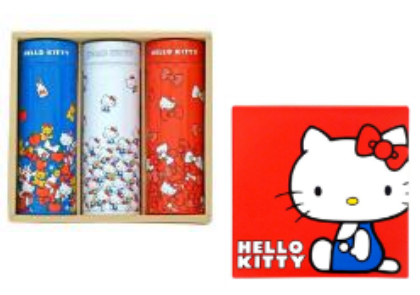 Sanrio Hello Kitty Premium Tea 3 Cans Belt Pattern - Halal