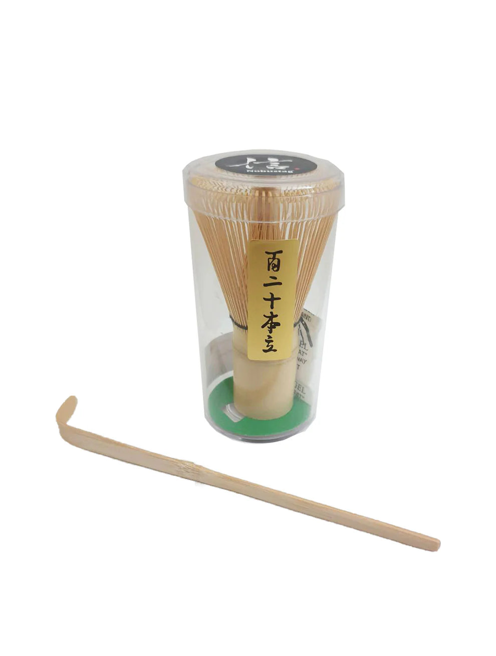 Bamboo Matcha Whisk & Scoop Set - 120 Prong Tea Whisk