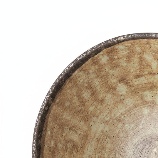 Japanese Ceramic Udon Bowl 19.5cm — Earth Beige Glaze