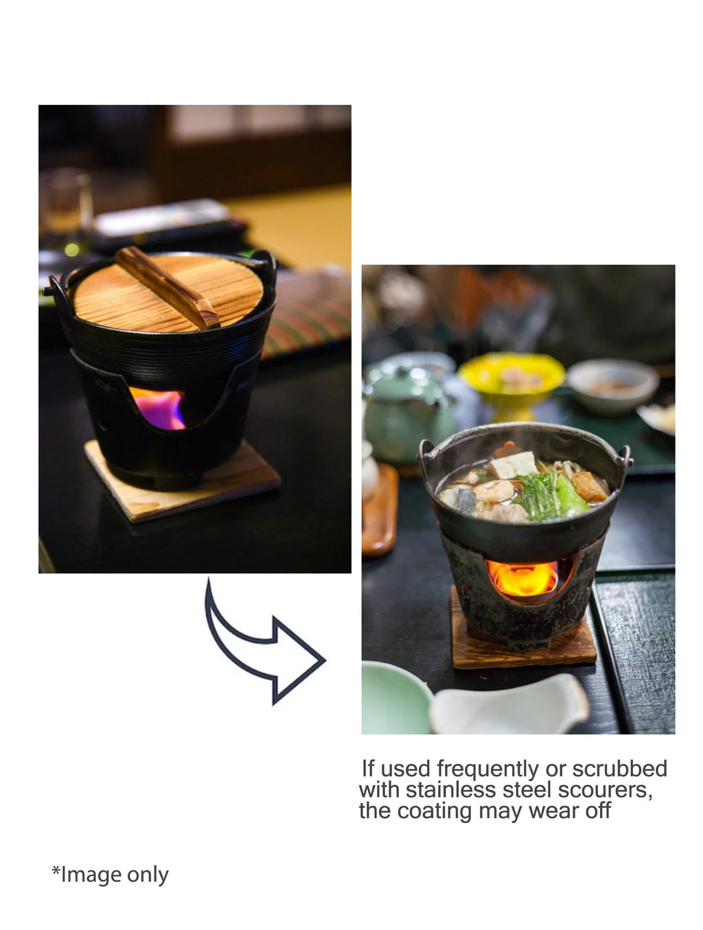 IRORI Nabe Cast Iron Japanese Hot Pot Set - 16cm