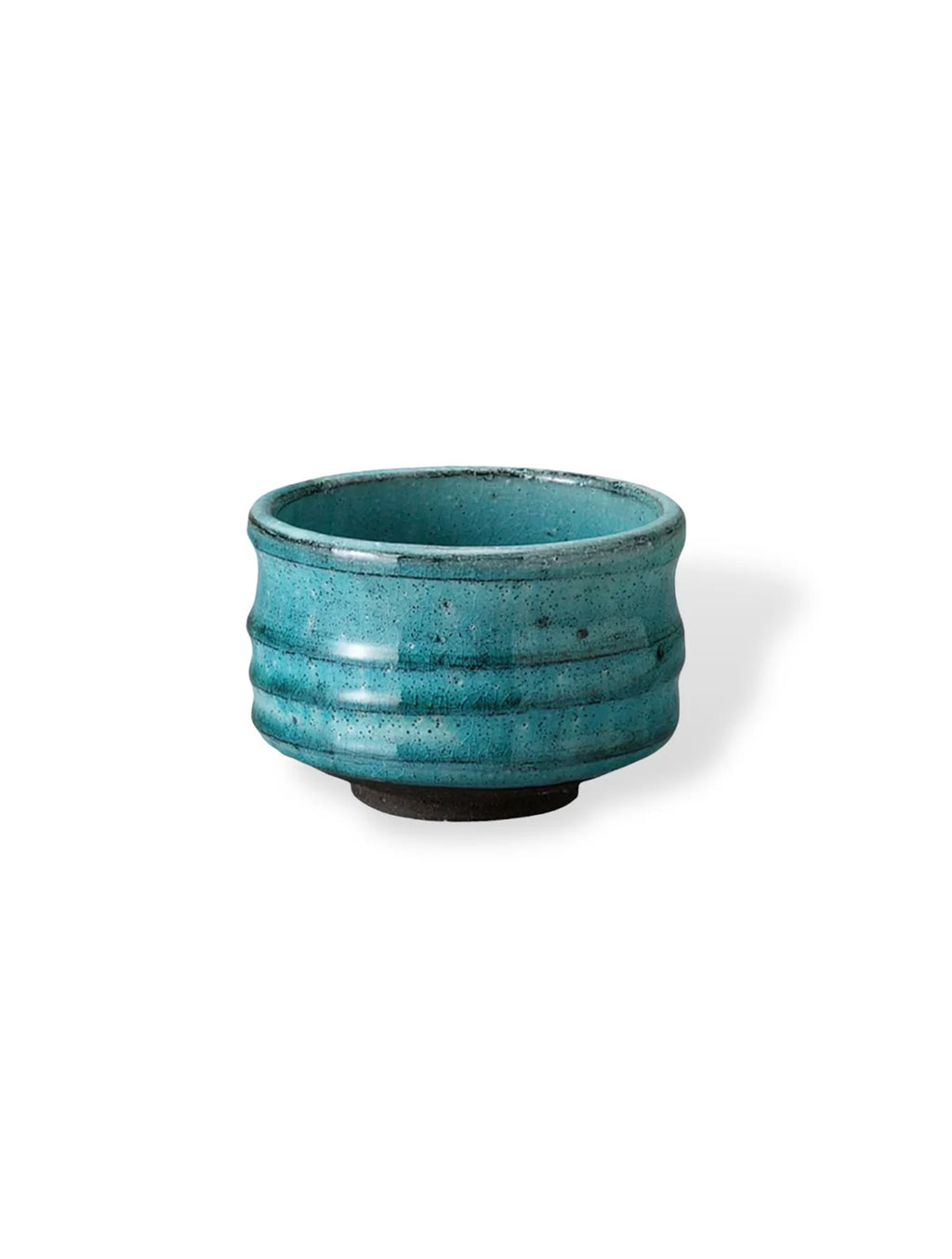 Tsuchimono Earthen Blue Matcha Bowl - Authentic Japanese Ceramic