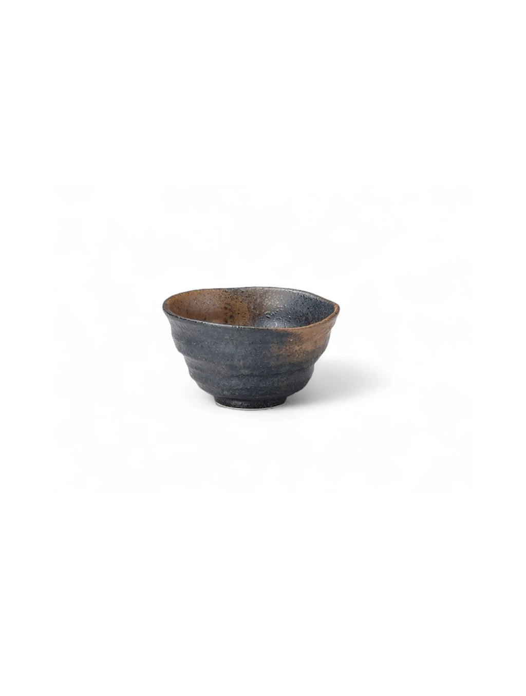 Bizenhuki Rokubei Sencha Tea Cup – Japanese Ceramic Teacup Brown/Black | Made in Japan