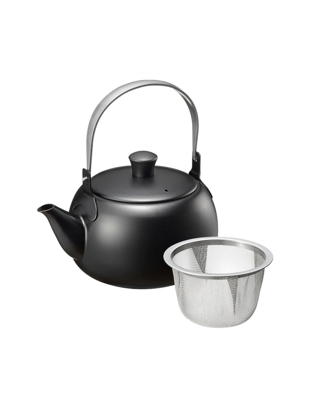 ENZO Stainless Steel Teapot – Japanese Black Teapot 500ml | Made in Japan
