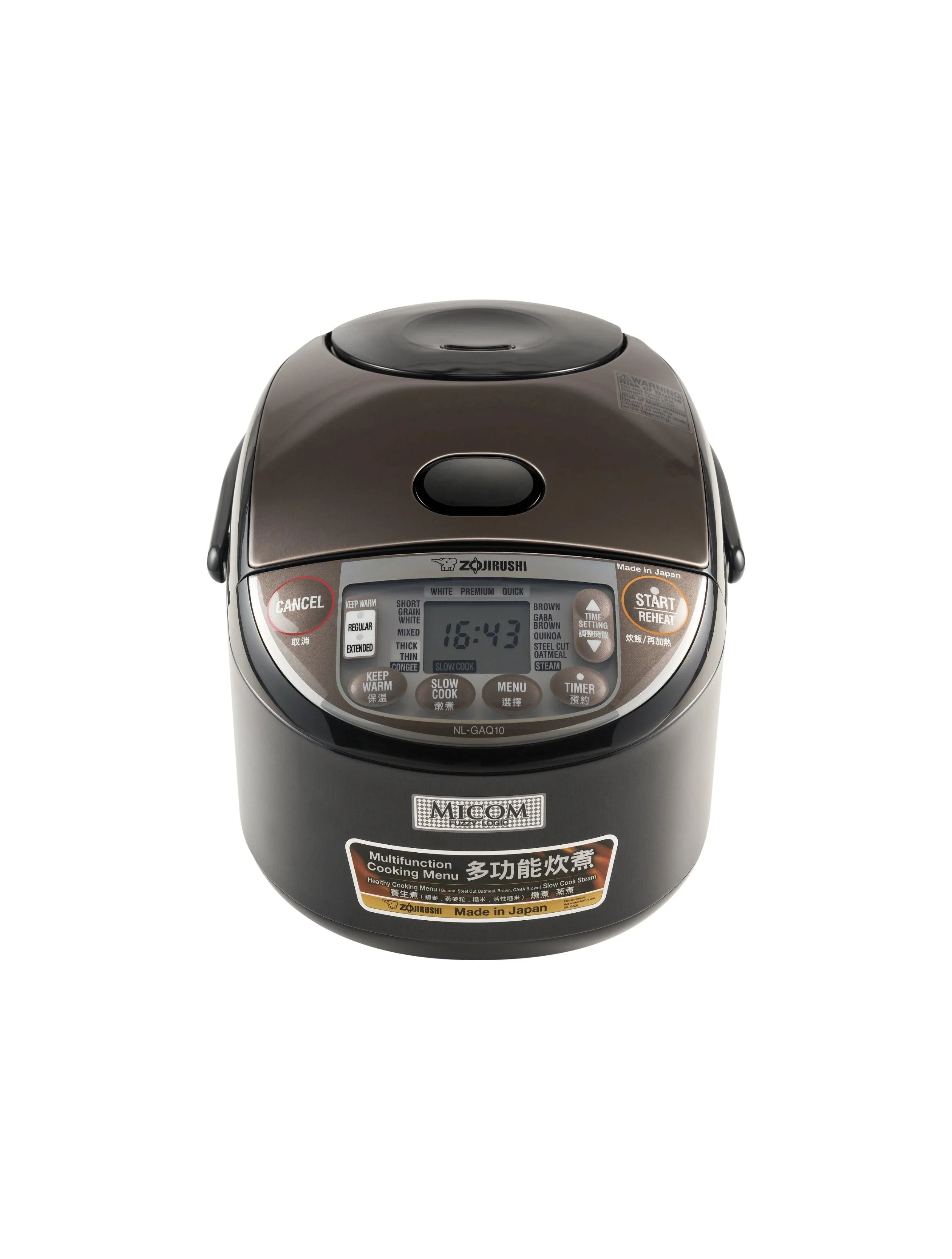 Zojirushi MICOM Rice Cooker 5.5-Cup NL-GAQ10 | Fuzzy Logic | Made in Japan | AU Model