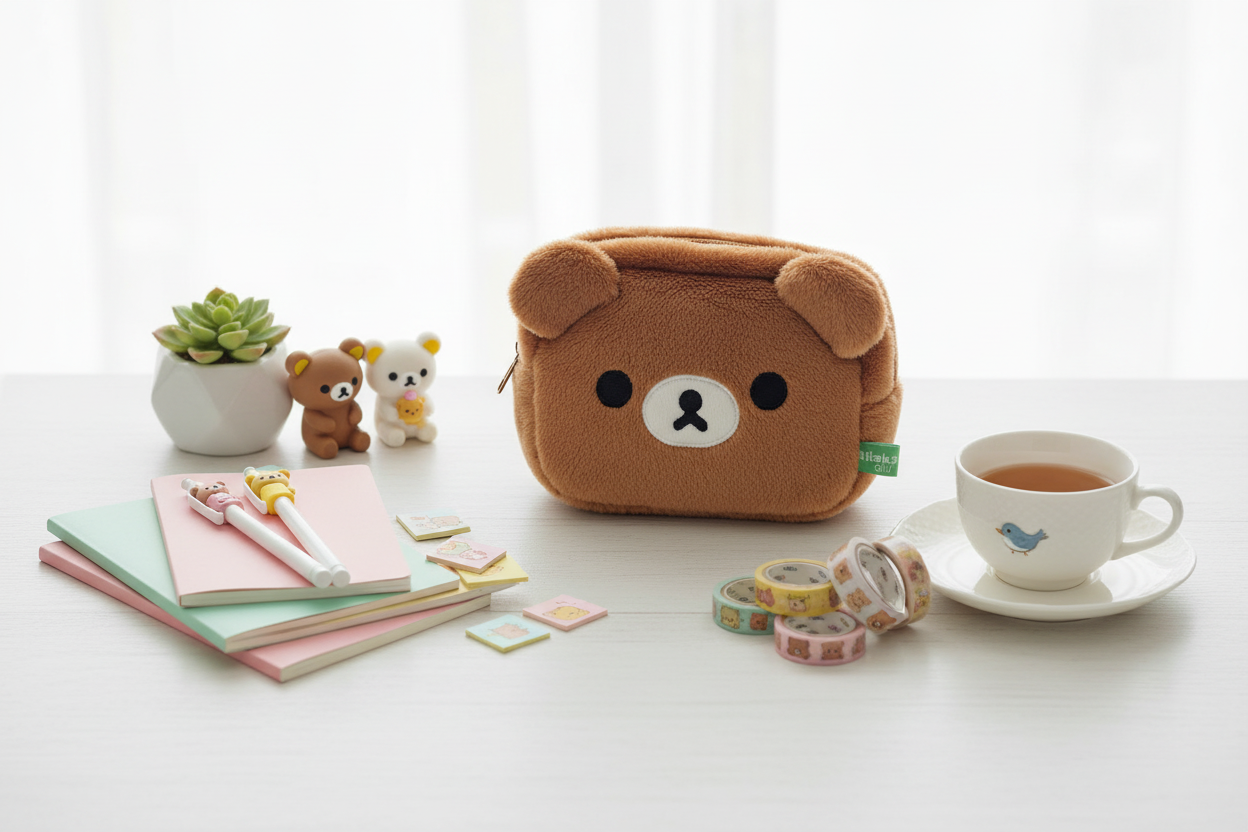 Chairoikoguma desk lifestyle