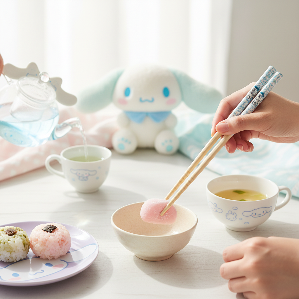 Cinnamoroll Chopsticks Lifestyle - Bright Pastel
