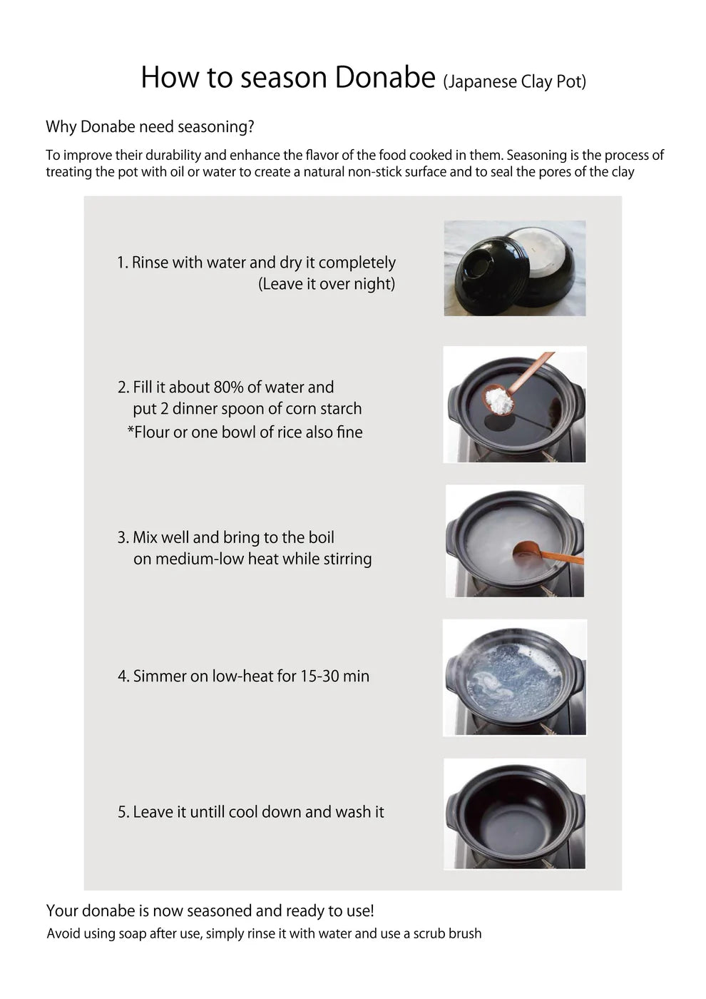Kokuyu Line Deeper Donabe - Clay Pot