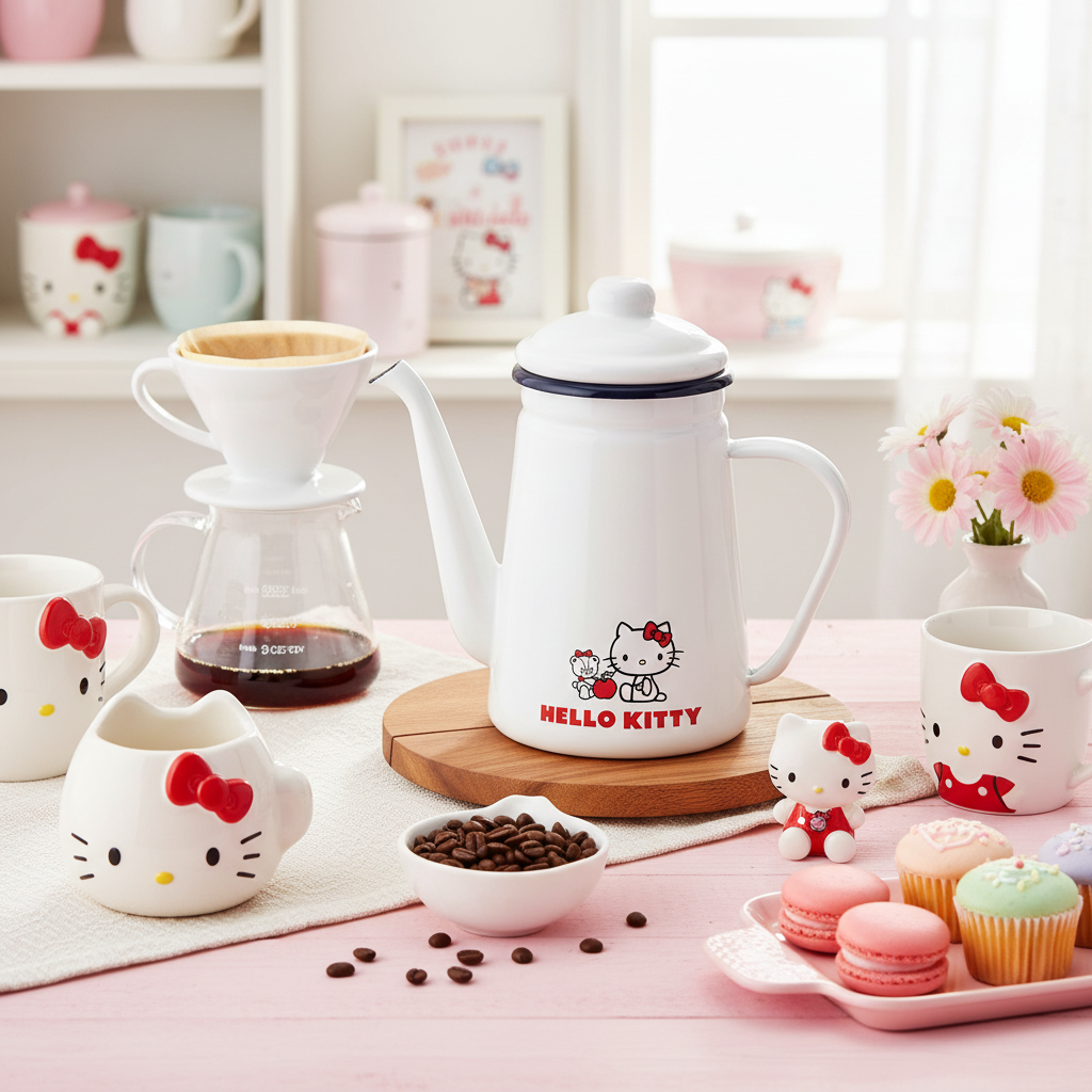 Hello Kitty Drip Kettle - Coffee Station Fixed