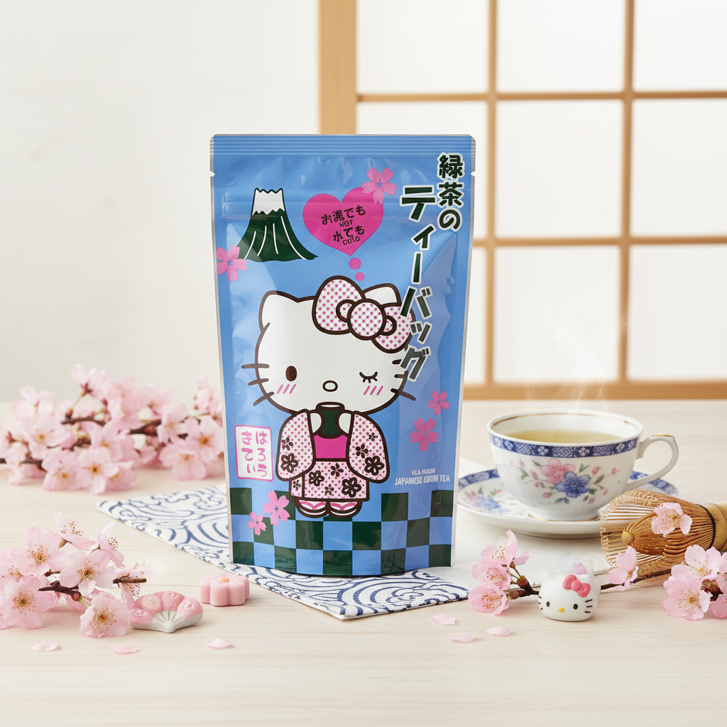 Hello Kitty Green Tea Bags - Your Package