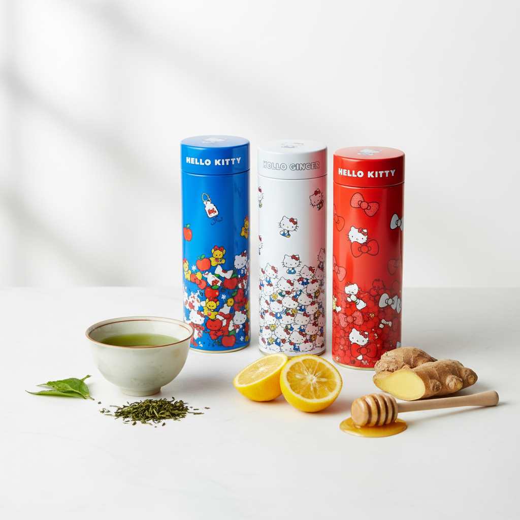 Hello Kitty Premium Tea 3-Can Set