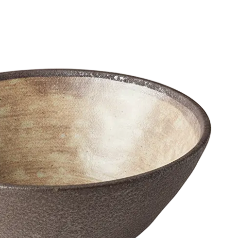 Japanese Ceramic Udon Bowl 19.5cm — Earth Beige Glaze