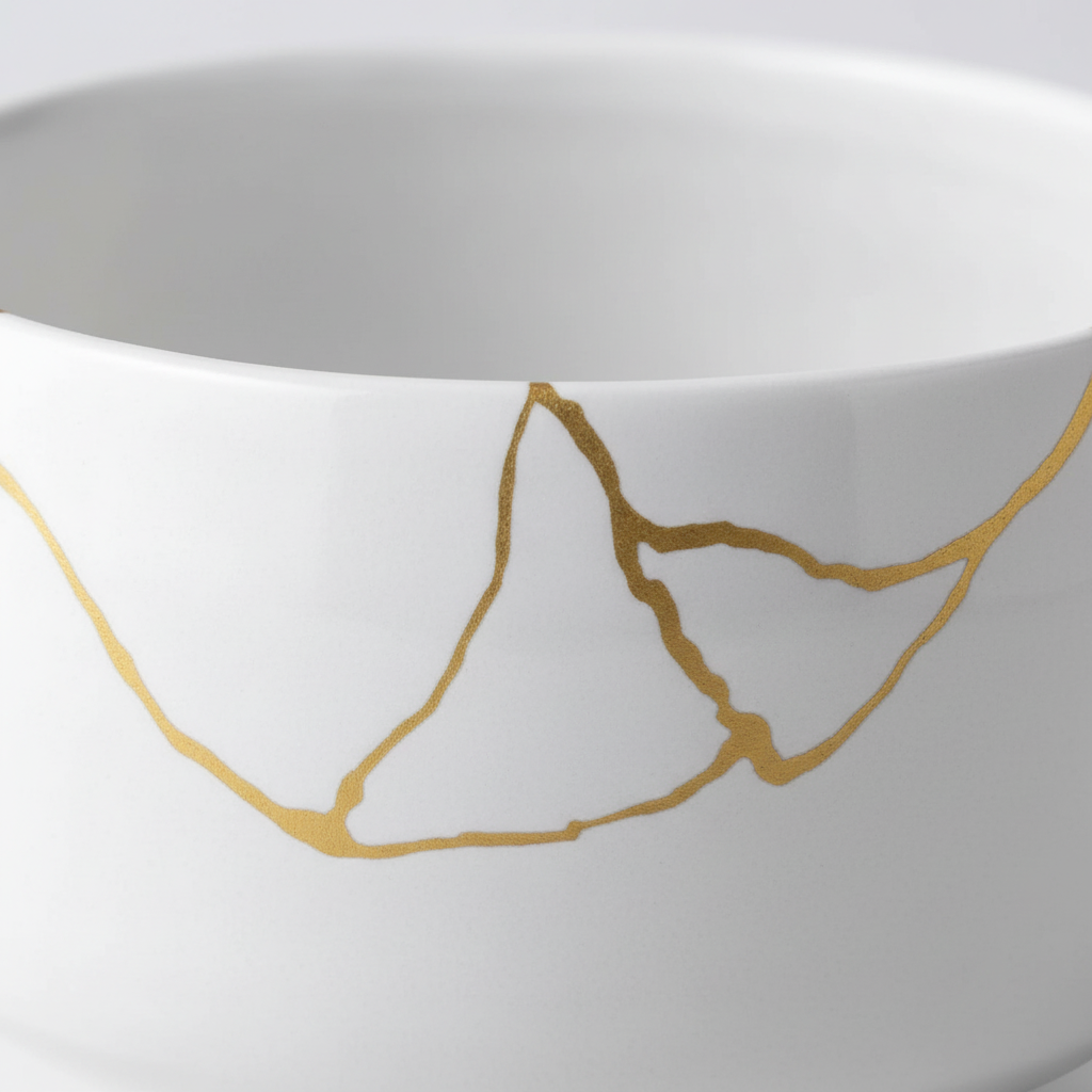Kintsugi Close-up Shot