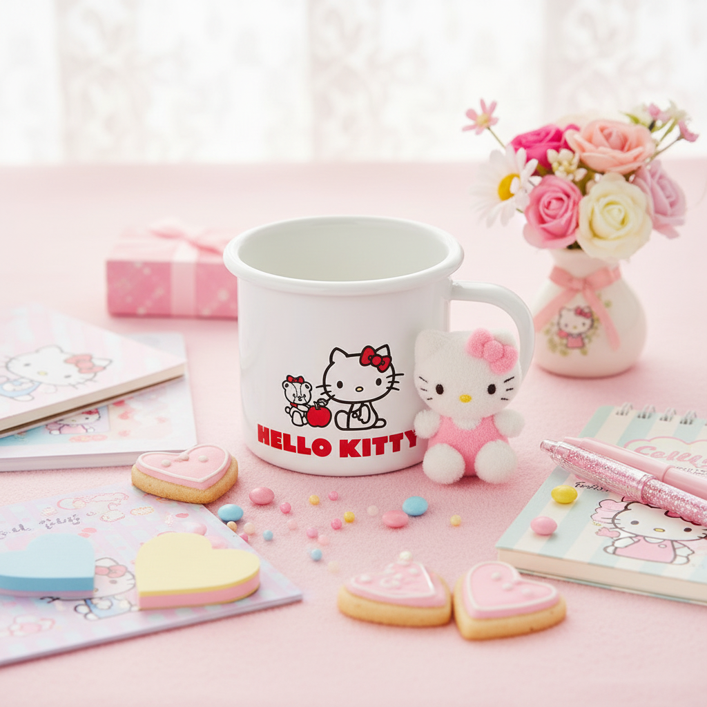 Sanrio Hello Kitty Mug (Enamel)