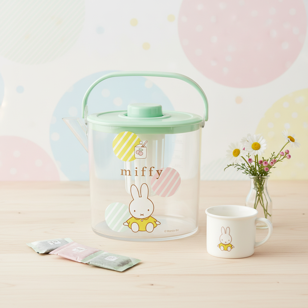 Miffy Cold Tea Pot With Tea Strainer