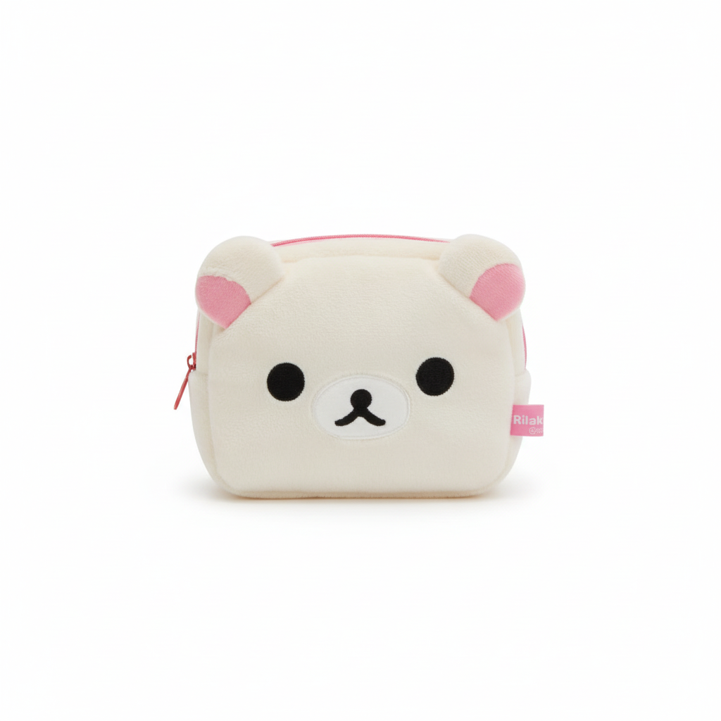 Korilakkuma plush multi case professional product photo on white background