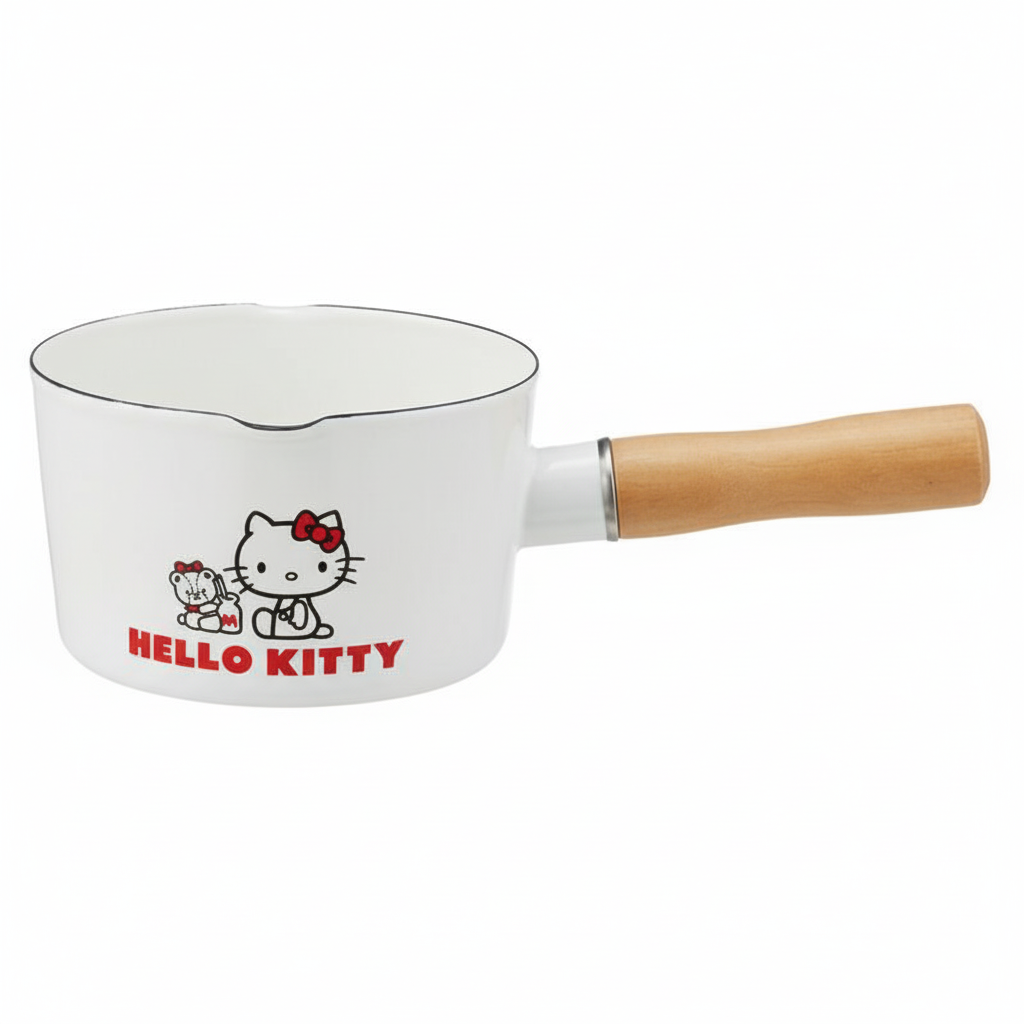Sanrio Hello Kitty Milk Pan (Enamel - One-Serving)