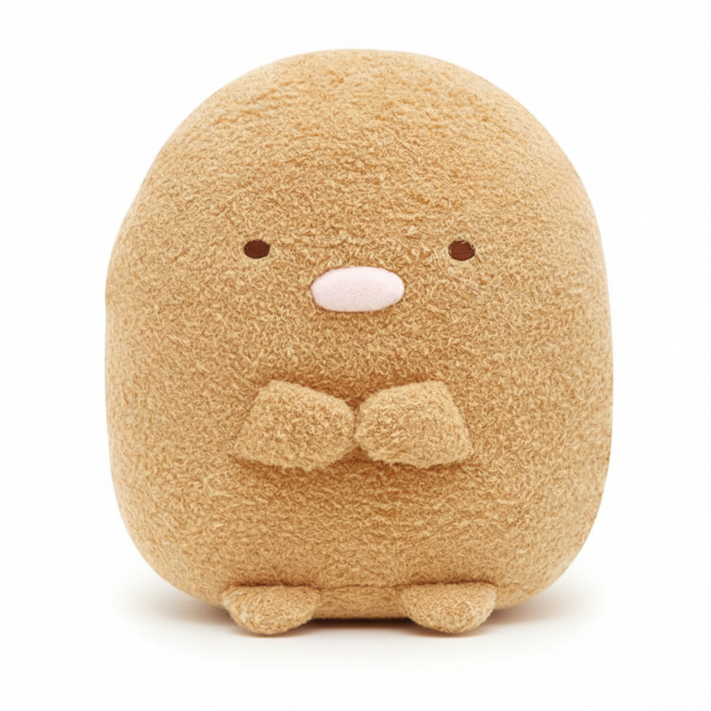 Sumikko Gurashi Tonkatsu plush professional product photo on white background