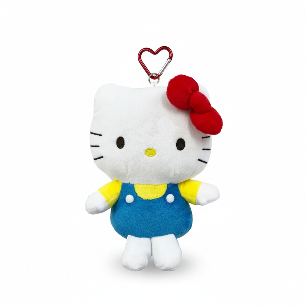 Sanrio Hello Kitty Plush Pouch (With Carabiner)