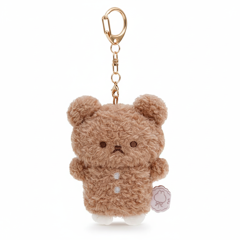 Sugar Cocomuu Cookie Bear keychain professional product photo on white background