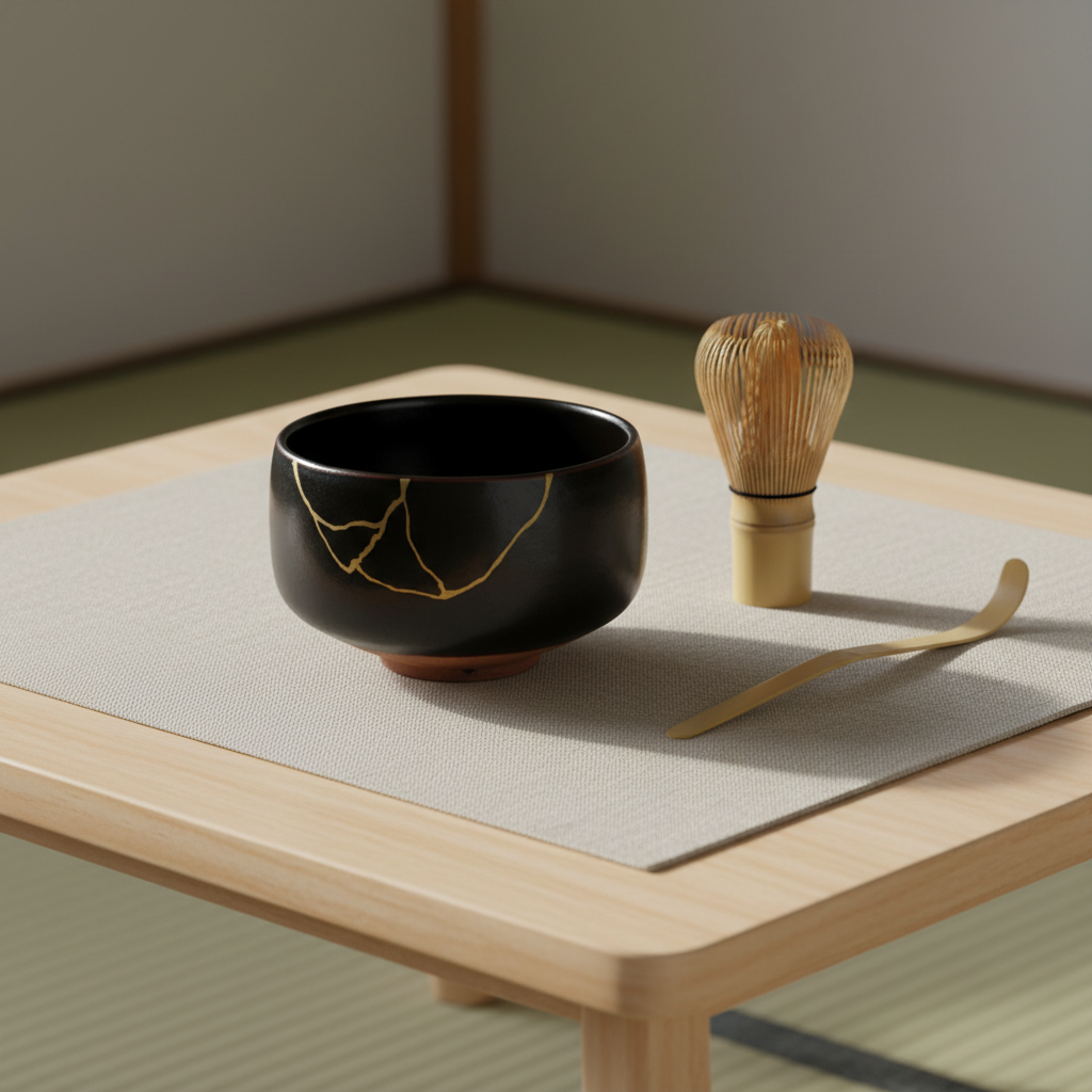 Chabudai Tea Ceremony Shot