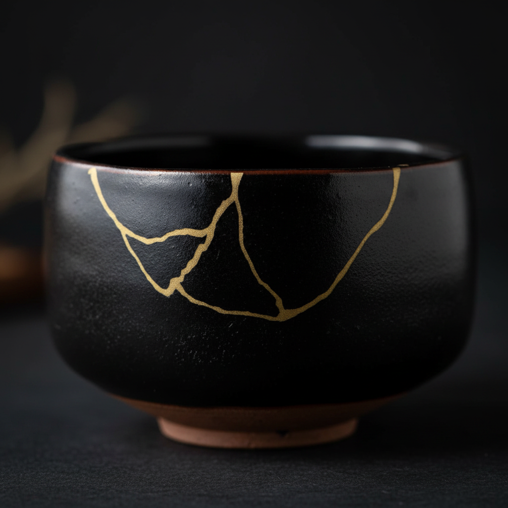 Kintsugi Close-up Shot