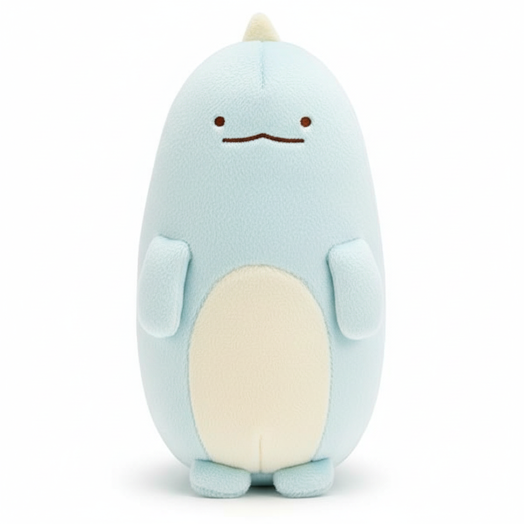 Sumikko Gurashi Tokage Evolution C plush professional product photo on white background