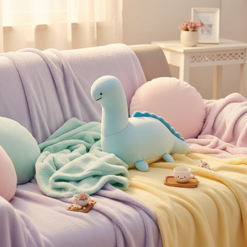 Tokage's Mother Plush cozy scene