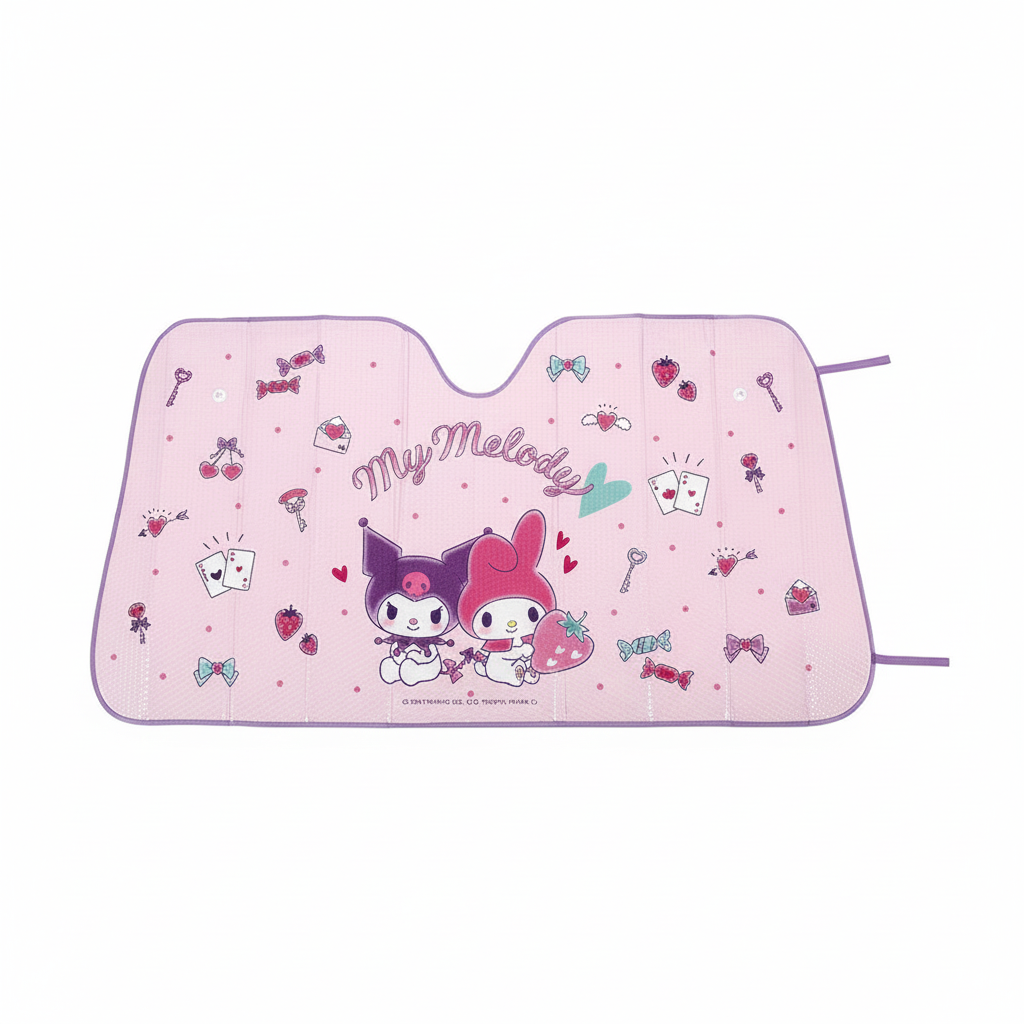 Sanrio Kuromi Car Sun Shade