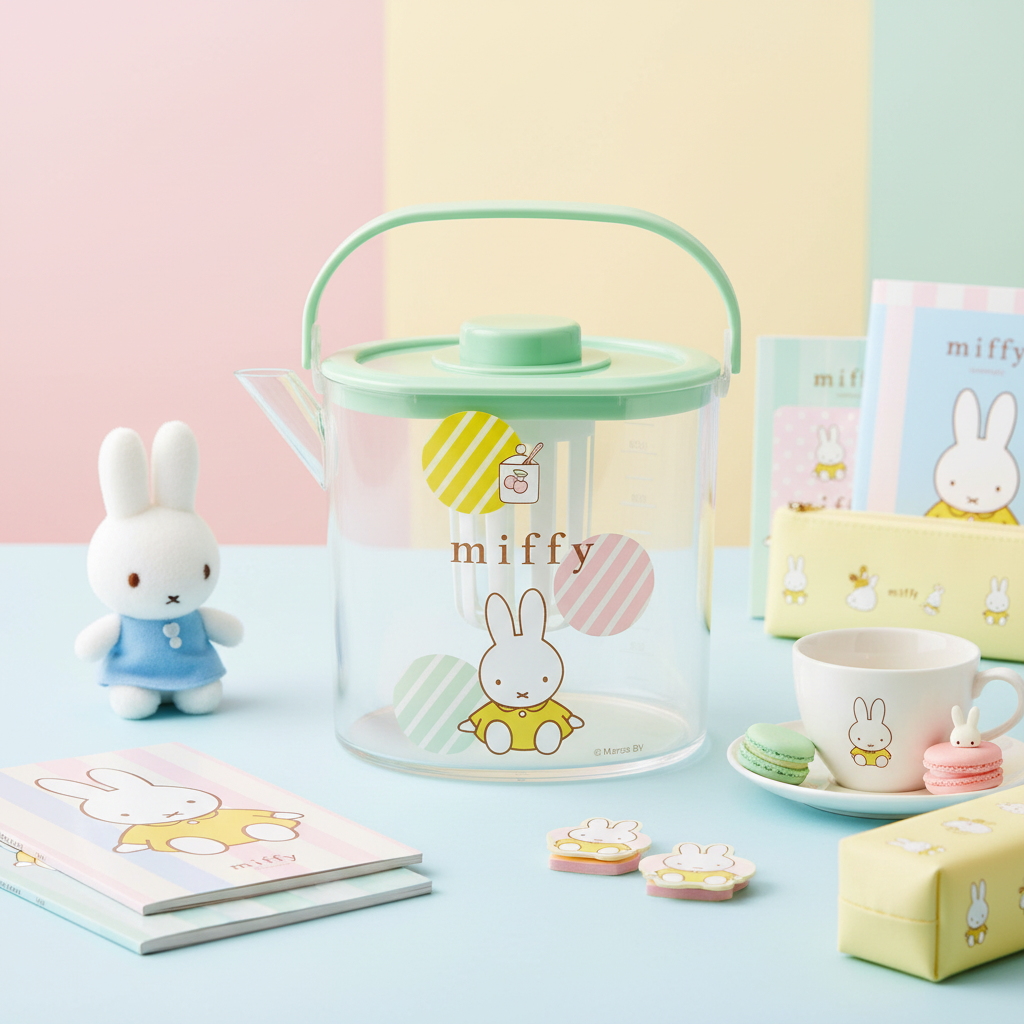 Miffy Cold Tea Pot With Tea Strainer