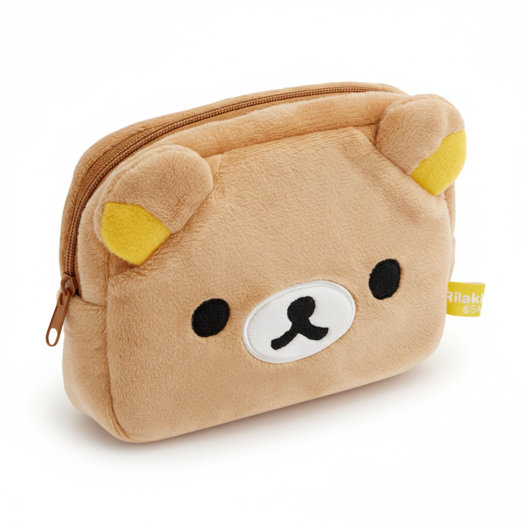 Rilakkuma plush multi case professional product photo on white background