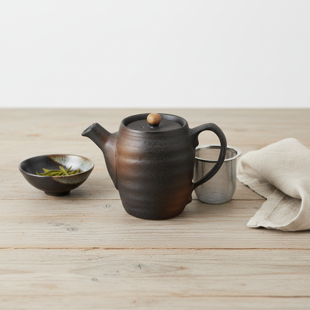 Igabuki Ceramic Teapot – clean white background product shot