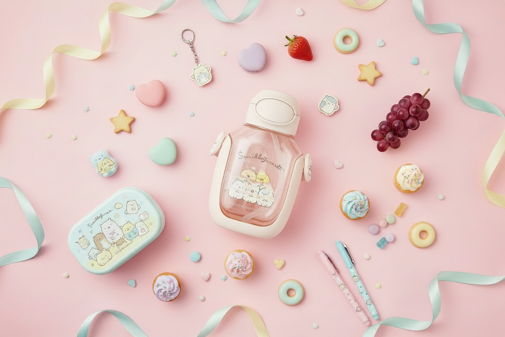 San-X Sumikko Gurashi One Push Straw Bottle 530ml