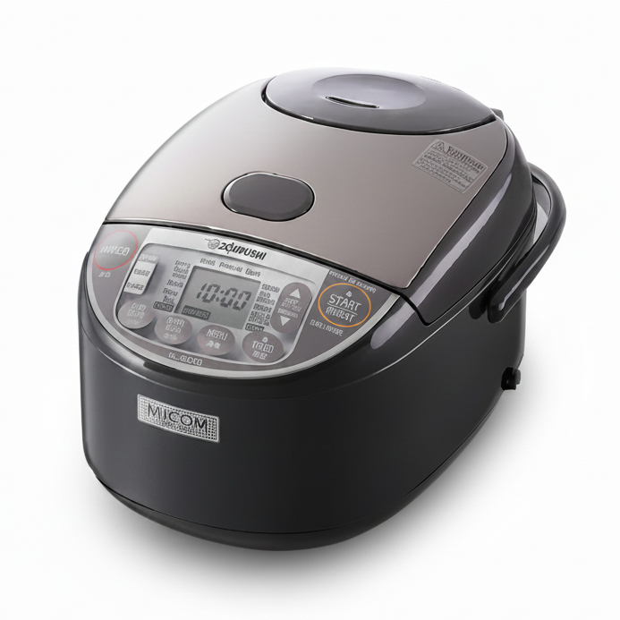 Zojirushi NL-GAQ10 MICOM rice cooker on white background