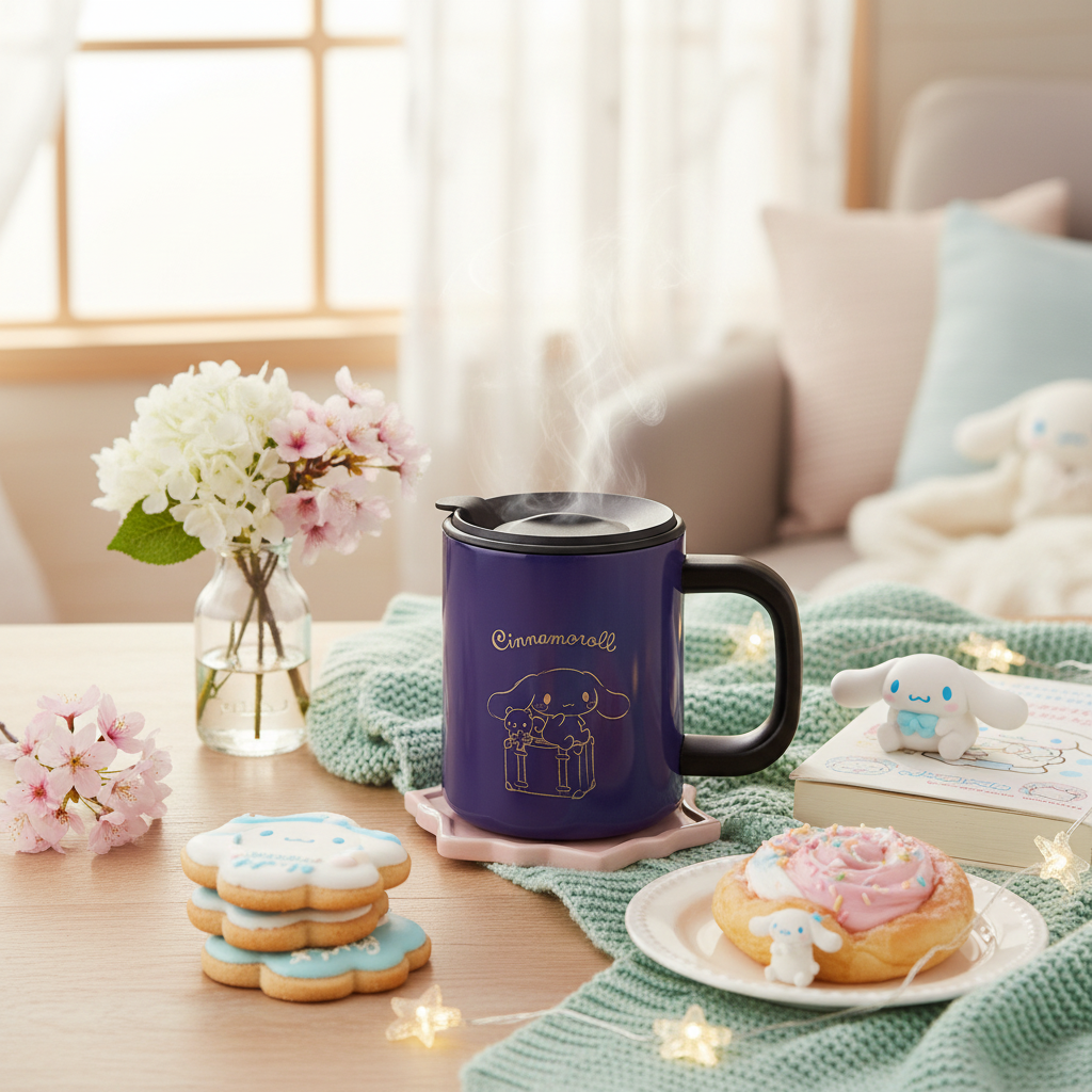 Sanrio Cinnamoroll Stainless Steel Mug (Vacuumed)