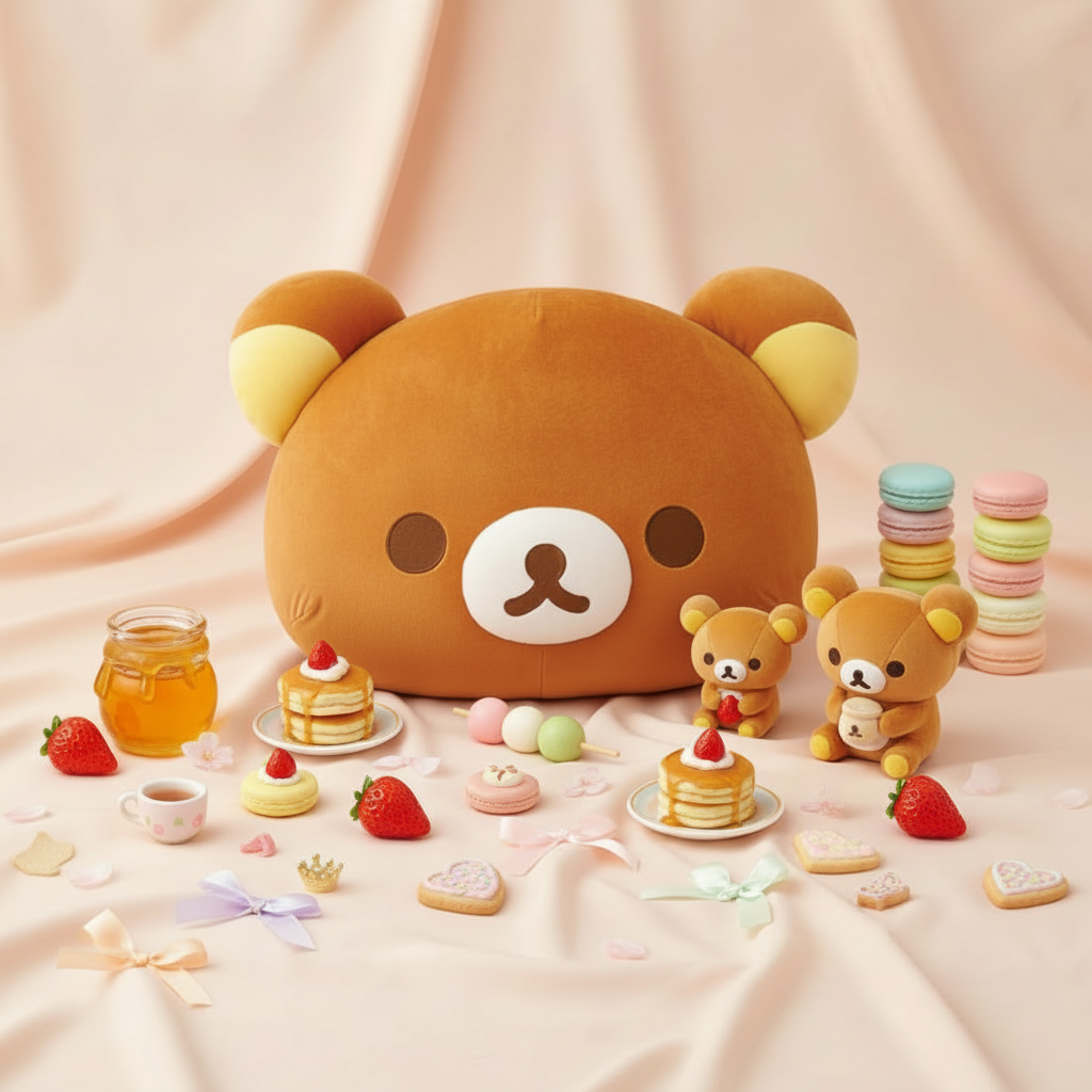San-X Rilakkuma Cushion - Rilakkuma Lovely Home