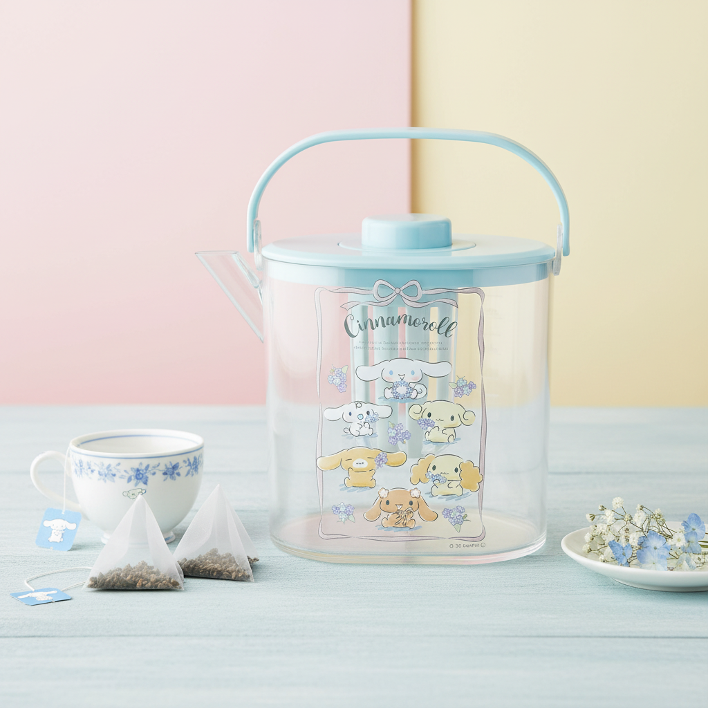 Sanrio Cinnamoroll Cold Tea Pot With Tea Strainer
