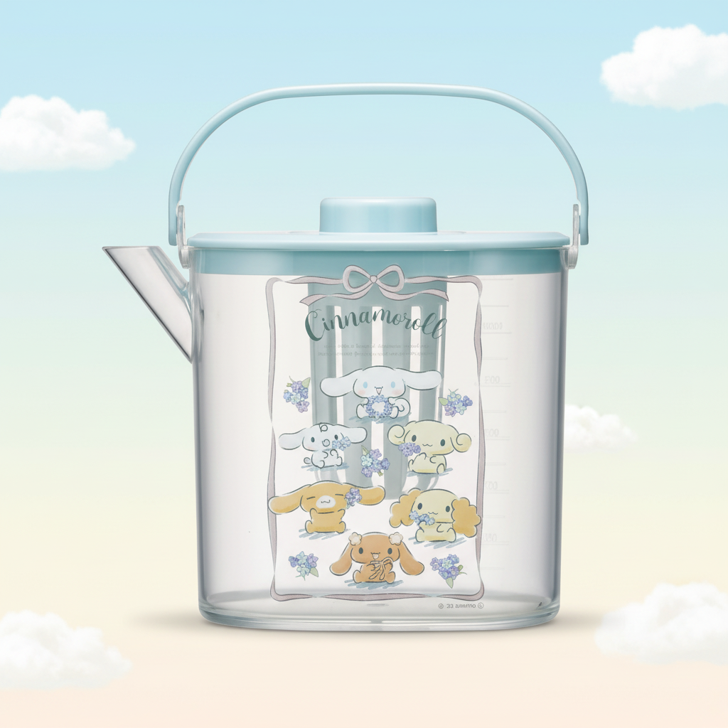 Sanrio Cinnamoroll Cold Tea Pot With Tea Strainer