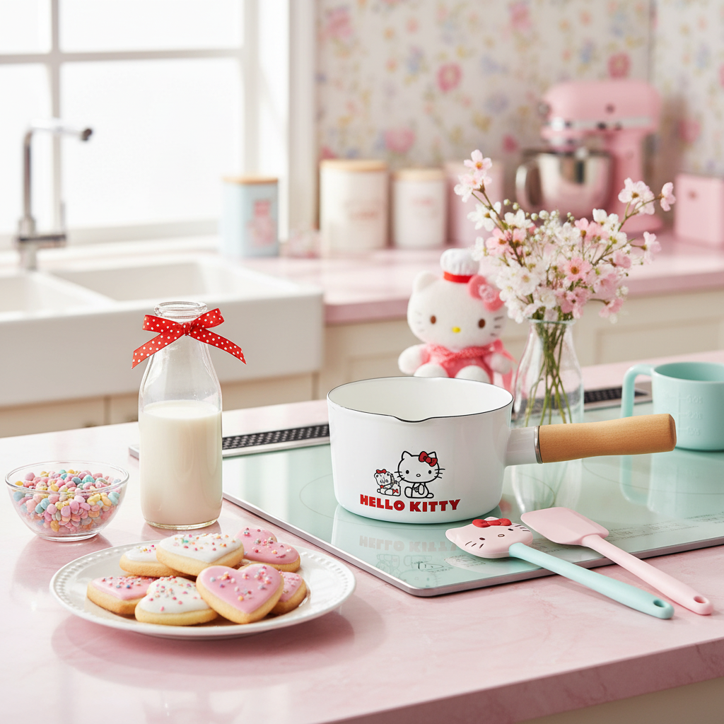 Sanrio Hello Kitty Milk Pan (Enamel - One-Serving)